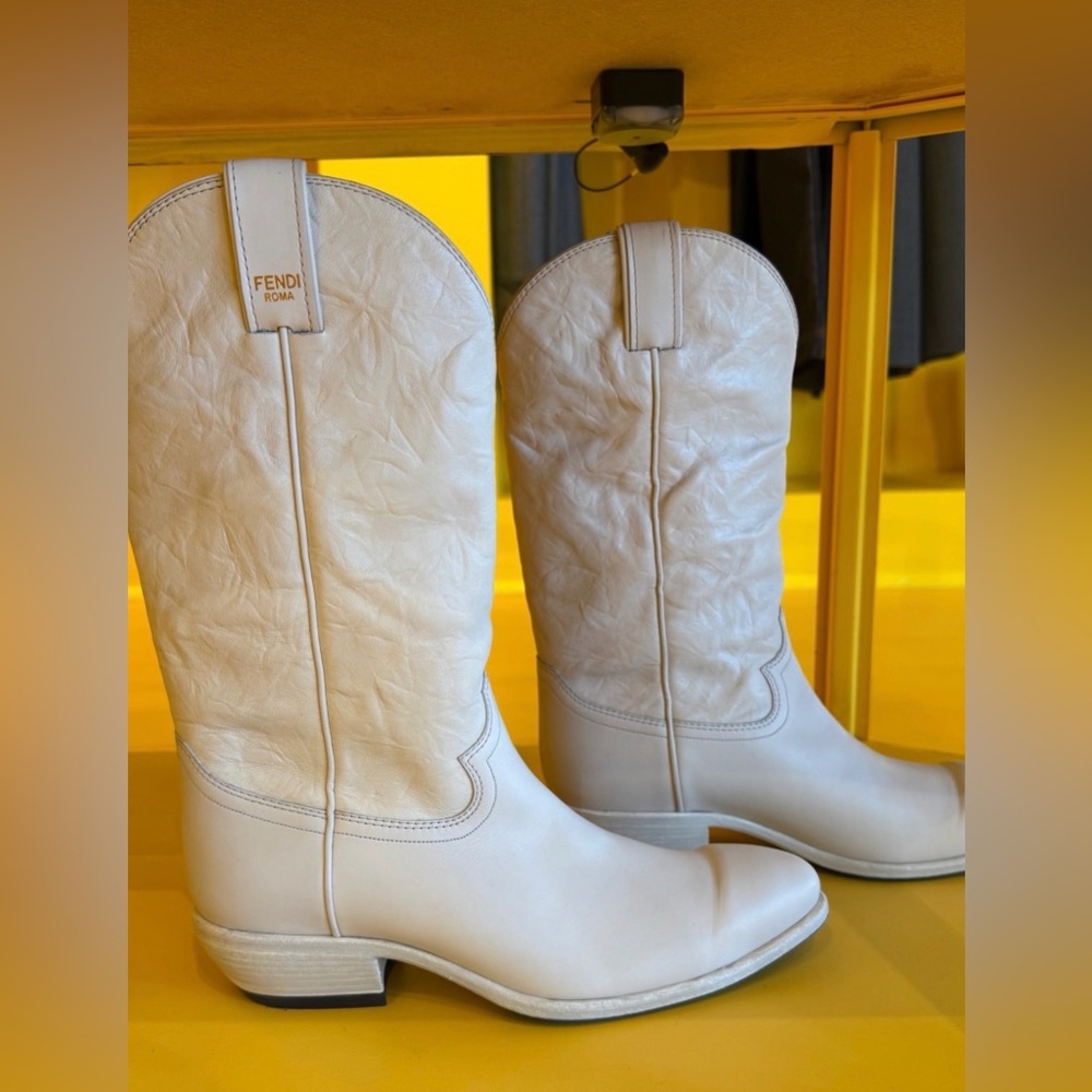 Fendi comboy boots